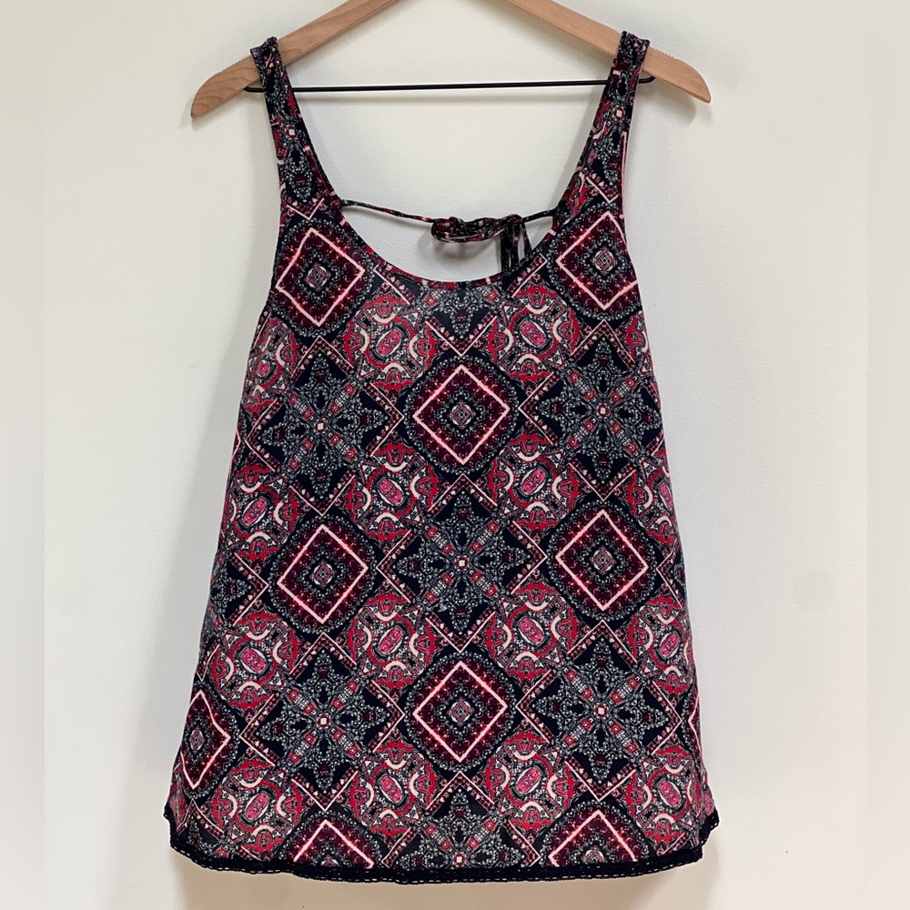 Aeropostale Boho Print Sleeveless Tank Top – Size L
